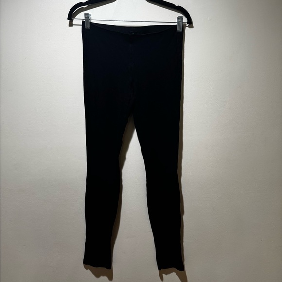Theory Black Leggings Elastic Waist Size Small Petite - Picture 3 of 8